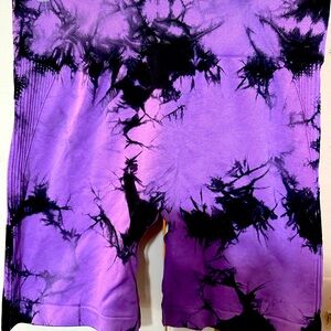 Women's tie dye work out shorts , brand new, never worn!